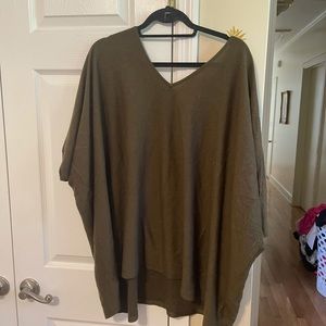 Olive green top / never worn